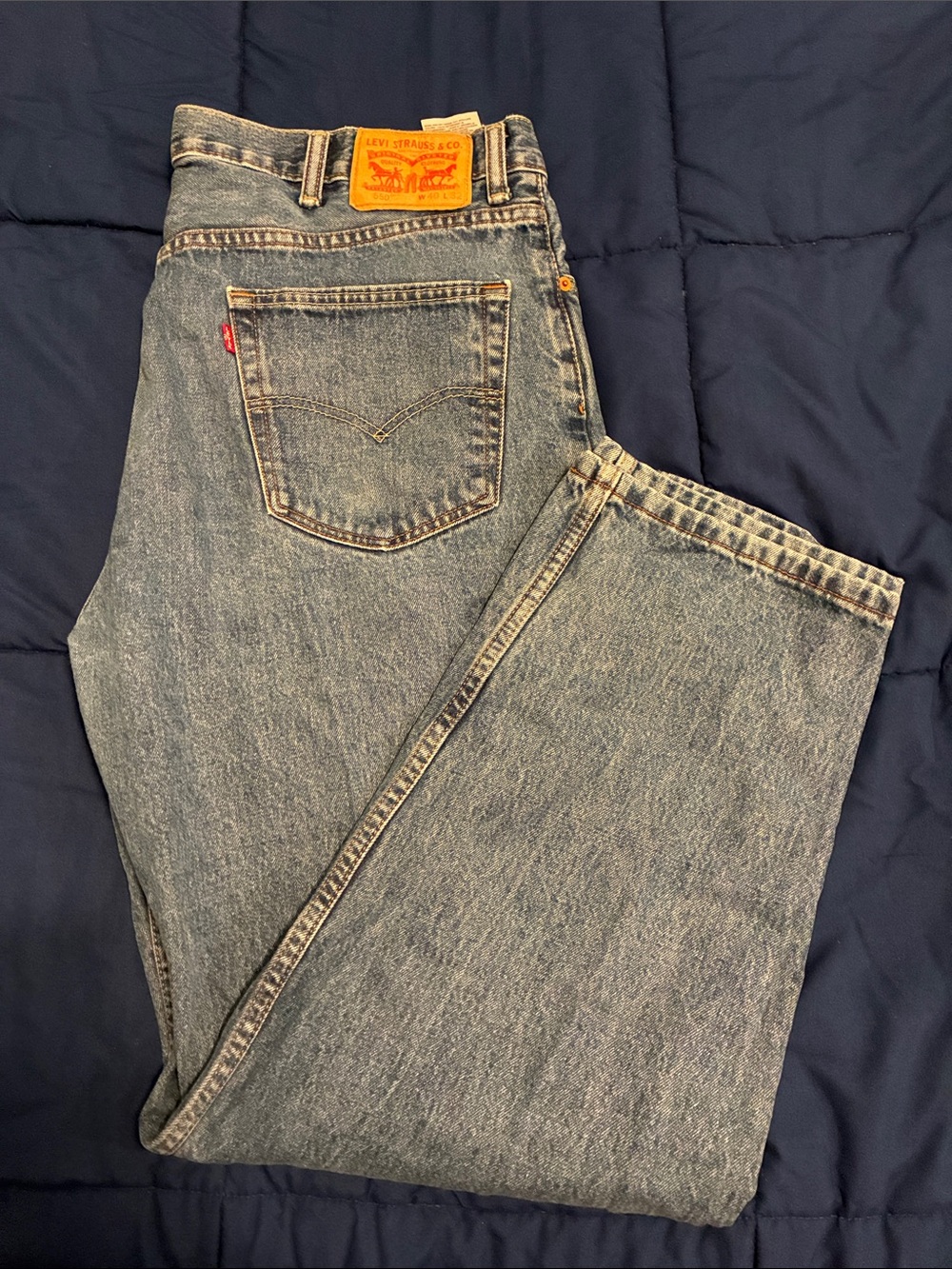 Levi's Men's Light Blue Relaxed Fit Denim Jeans